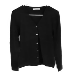 VTG CARRIE FORBES Long Sleeve Button Down Cashmere Silk Blend Sweater Cardigan M